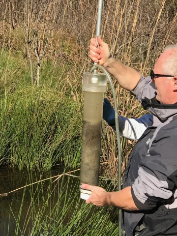 Sediment sample Sediment sample