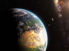 Artist rendering of early Earth (Photo credit: NASA)