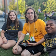 Explore students hanging out on West Campus Explore students hanging out on West Campus